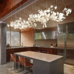 Gold White Leaves Combination Gingko Chandeliers - Image 3