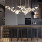 Double Layer Combination Gingko Chandelier - Image 2