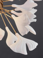 Gold White Leaves Combination Gingko Chandeliers - Image 7