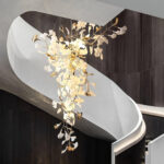 Ginkgo Tip Tlying Chandelier - Image 4