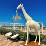 Giraffe Sculpture Floor Lamp - Image 6