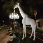 Giraffe Sculpture Floor Lamp - Image 5
