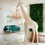 Giraffe Sculpture Floor Lamp - Image 2