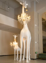Giraffe Sculpture Floor Lamp - Image 8