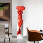 Girl Meditate Sculpture Ornaments - Image 19