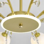 Glamorous Glass Raindrop Chandeliers - Image 10