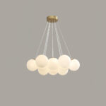 Glass Cluster Chandelier - Image 13