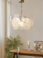 Glass Disc Chandelier - Image 11