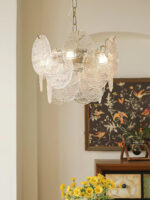 Glass Disc Chandelier - Image 12