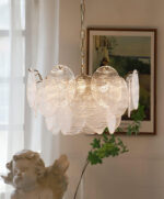 Glass Disc Chandelier - Image 19