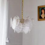 Glass Disc Chandelier - Image 4