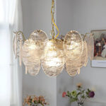 Glass Disc Chandelier - Image 2