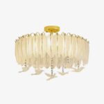 Glass Feather Ceiling Light - Image 18