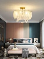 Glass Feather Ceiling Light - Image 8