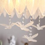 Glass Feather Ceiling Light - Image 9