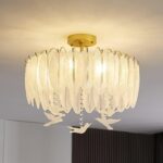 Glass Feather Ceiling Light - Image 17