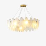 Glass Feather Chandelier - Image 17