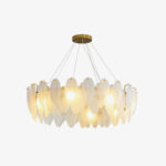 Glass Feather Chandelier - Image 11