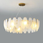Glass Feather Chandelier - Image 13