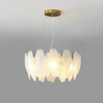 Glass Feather Chandelier - Image 14