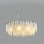 Glass Feather Chandelier - Image 15