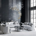 Glass Feathers Flying Chandelier - Image 19