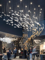Glass Feathers Flying Chandelier - Image 8