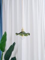 Glass Hibiscus Flower Pendant Light - Image 12