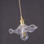 Glass Hibiscus Flower Swag Light - Image 7