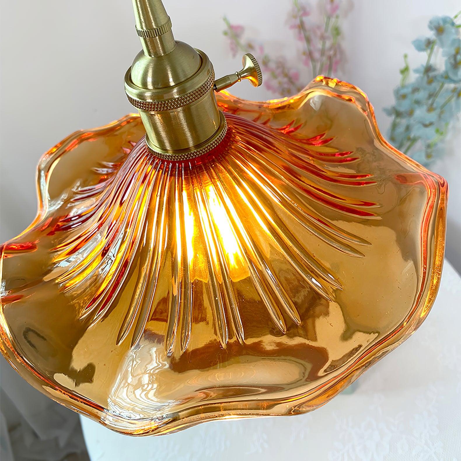Glass_Hibiscus_Flower_Pendant_Light_14.jpg Glass Hibiscus Flower Pendant Light - Image 1
