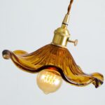 Glass Hibiscus Flower Swag Light - Image 10