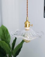 Glass Hibiscus Flower Swag Light - Image 18