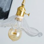 Glass Hibiscus Flower Pendant Light - Image 18