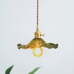 Glass Hibiscus Flower Swag Light - Image 4