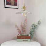 Glass Hibiscus Flower Swag Light - Image 5