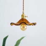 Glass Hibiscus Flower Swag Light - Image 9