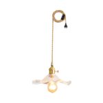 Glass Hibiscus Flower Swag Light - Image 16