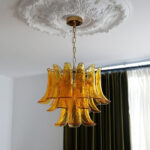 Murano Glass Leaf Chandelier - Image 17