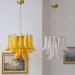 Murano Glass Leaf Chandelier - Image 18