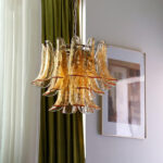 Murano Glass Leaf Chandelier - Image 19