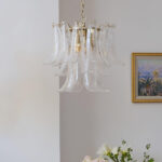 Murano Glass Leaf Chandelier - Image 13
