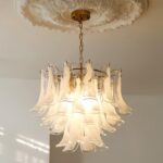 Murano Glass Leaf Chandelier - Image 6