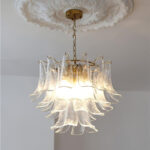 Murano Glass Leaf Chandelier - Image 9