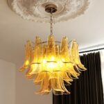 Murano Glass Leaf Chandelier - Image 2
