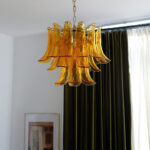 Murano Glass Leaf Chandelier - Image 14