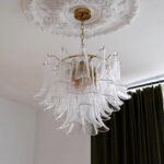 Murano Glass Leaf Chandelier - Image 11