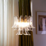 Murano Glass Leaf Chandelier - Image 7