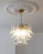 Murano Glass Leaf Chandelier - Image 12