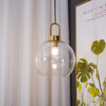 Glass Pendant Swag Light - Image 10