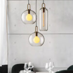 Glass Pendant Swag Light - Image 2
